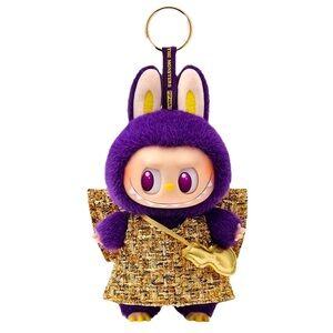 PopMart Authentic LABUBU × PRONOUNCE WINGS OF FORTUNE Vinyl Plush Hanging Card